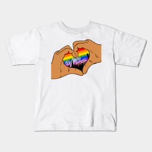 DJ Mike Marquez Pride Hands Kids T-Shirt